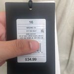 Who What Wear  tapered, new cream pants size 16 Photo 3