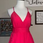 American Threads dark pink sleeveless romper with twirly skirt, size XS/S Photo 1