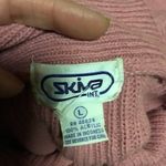 Vintage 70s oversized collar salmon sweater Pink Photo 1