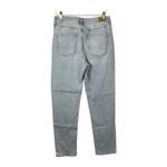 American Eagle Mom Jeans Women's 10 Long Light Wash High Rise Straight Denim NWT Blue Size undefined Photo 5