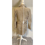 Women's BKE Diva Beige Suede Trench Coat M Size M Photo 4