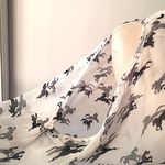 Forever 21 White Sheer Open Shoulder Horse Blouse Photo 1