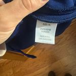 Midi Dress With Slit Blue Size XL Photo 5