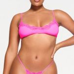 SKIMS Fits Everybody Lace Scoop Bralette XS Photo 0