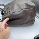 Lands' End Lands’ End brown pebbled leather satchel. Photo 3