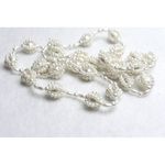 Source Unknown Y2K Wedding Bridal Cluster Faux Pearl Single Strand Unique Statement Necklace Photo 1