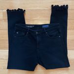 AG Adriano Goldschmied AG Farrah Skinny Ankle Black Jeans with Tassel Photo 1