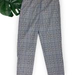 Halogen Grey Plaid Slim Fit Ankle Pants Photo 1