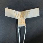 WAYF  | Small | NWT | Black Emma Rose Samantha Ruched Long Sleeve Velvet Crop Top Photo 4