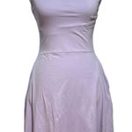 Pact  Size S Strappy Tank Dress Stretch Jersey Organic Cotton Purple Pockets Photo 0