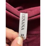 Zenana Outfitters Maroon Leggings Woman’s Size 2X Photo 6