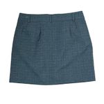 Gap  Skirt Size 8 Gray‎ Plaid Stretch Blend Womens Pockets Lined 33X17.5 Photo 5
