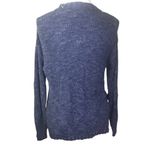 Sonoma New Women's Small  Goods For Life Button-Front Cardigan Knit Marled Blue Photo 2