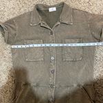 Anthropologie t.la Utility Boiler Suit Romper Cotton French Terry Size Small Photo 10