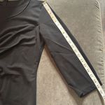 Women’s Black Asymmetrical Ruffled Midi Dress 3/4 Sleeve Zip Back Size XL NEW Photo 12