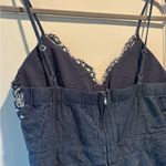 L'ATISTE  Charcoal Dress with Pink Accents Photo 4