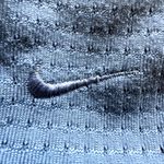 Nike Vintage Tank Top Y2K Racerback Shelf Bra Embroidered V Neck Blue Large Photo 2