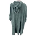 NWT Barefoot Dreams Cozy Chic Lite Short Sleeve Zip Up Hoodie Blue Spruce L/XL Green Size undefined Photo 1