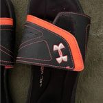 Under Armour Women's flip flops red and black with adjustable great condition Photo 1