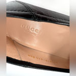 Gucci Jordaan Horsebit Web Sylvie Black Leather Moccasin Women Loafers EU 41.5 Photo 9