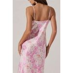 ASTR 💕💕 Lace Trim Satin Slipdress ~ Pink Floral Large NWT Photo 7
