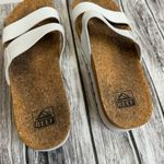 REEF Women's Cushion Vista Hi Platform Double Strap Sandals 10 White Beige Cork Photo 7