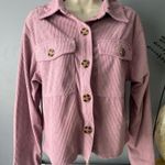 Pink Corduroy Button Photo 0