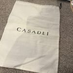 Casadei  Women’s Clear & White Leather Strappy Heeled Sandals Size 6 Photo 5