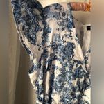 Lane Bryant  sz 22 Cap Flutter-Sleeve Surplice Tiered Maxi Dress Vintage Fields Photo 5