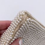Vintage Miranda Made in Japan Pearl Beaded Clutch Evening Bag Mid Century 1950s White Photo 5