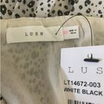 Lush Clothing Lush Women Crop Top XS Animal Print Babydoll Smock Bodice Coquette‎ Flirty Y2K Photo 1