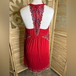 Soma  Red Lace Chemise Sleep Gown Size Large Photo 4