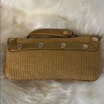 Michael Kors  Panama Straw Woven Straw Clutch Shoulder Bag Photo 2