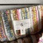 Lou & grey Multicolor Textured Stripe Shorts M Elastic Waist Pockets Casual Photo 2