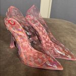 Barbie x ALDO Barbietessy Collection Pink Stiletto Heel Monogrammed B Size 9 NEW Silver Photo 3