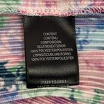 WAYF  Floral Accordion Pleat Satin Pull On Straight Leg Pants Purple Pink Large Photo 10