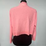 Pilcro  Women’s 100% Cashmere Alani Pink Mock Neck Cropped Boxy Sweater Size S Photo 4