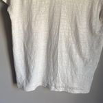 Maje  Toblo Embroidered-trim Linen T-shirt In Ecru medium Photo 6