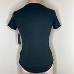 Rachel Zoe Basic Tee Womens Xs Black V-Neck Essential Classic Closet Staple New Photo 1