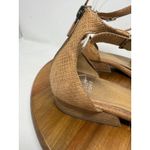 Eileen Fisher  Elie Womens Tan Textured Leather Ankle Strap‎ Flat Sandals Size 9 Photo 3