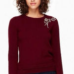 Kate Spade  Embellished Brooch Sweater Photo 0
