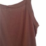 new Troo ♥︎ Crystal Fleur De Lis Tank ♥︎ Cocoa Size XL Photo 5