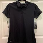 Nike Black Dry Fit Collard Shirt Photo 0