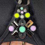 Victoria's Secret Black Embellished Halter Bikini Top - Size 34D READ Photo 1