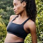 FP Movement X Hatch Never Better Square Neck Maternity Bra Black Size XL Photo 0