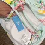 Cupshe Tummy Control  Women’s One Piece Swimsuit Floral Lemons Girl Shelf Bra NWT Photo 8