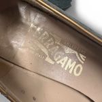 Salvatore Ferragamo Vintage Black Suede Block Kitten Heels size 8 B Photo 8