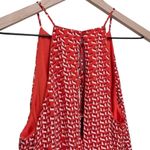 Charles Henry Women’s orange geometric sleeveless shift dress size xs Photo 3