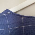 Melrose and Market Dress Long Sleeve Plaid Blue Mini Casual Photo 4