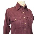 Woolrich Vintage 70's  Woman Flannel shirt in plum color size small Photo 2